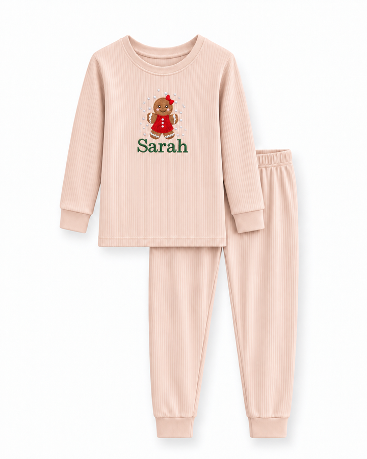 Template Bamboo Two Piece Long Sleeve Pyjamas Set