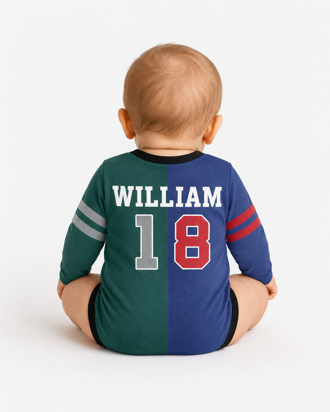 Football Rivalry Family Personalized Bamboo Bodysuit