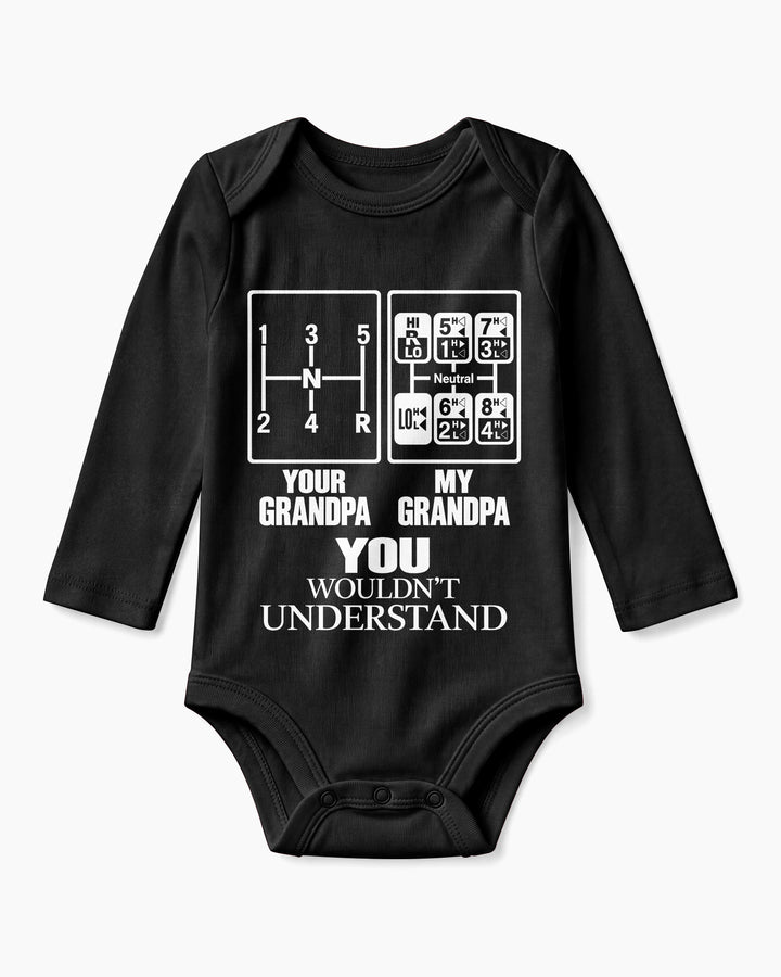 Grandpa Knows The Gears Bamboo Bodysuit