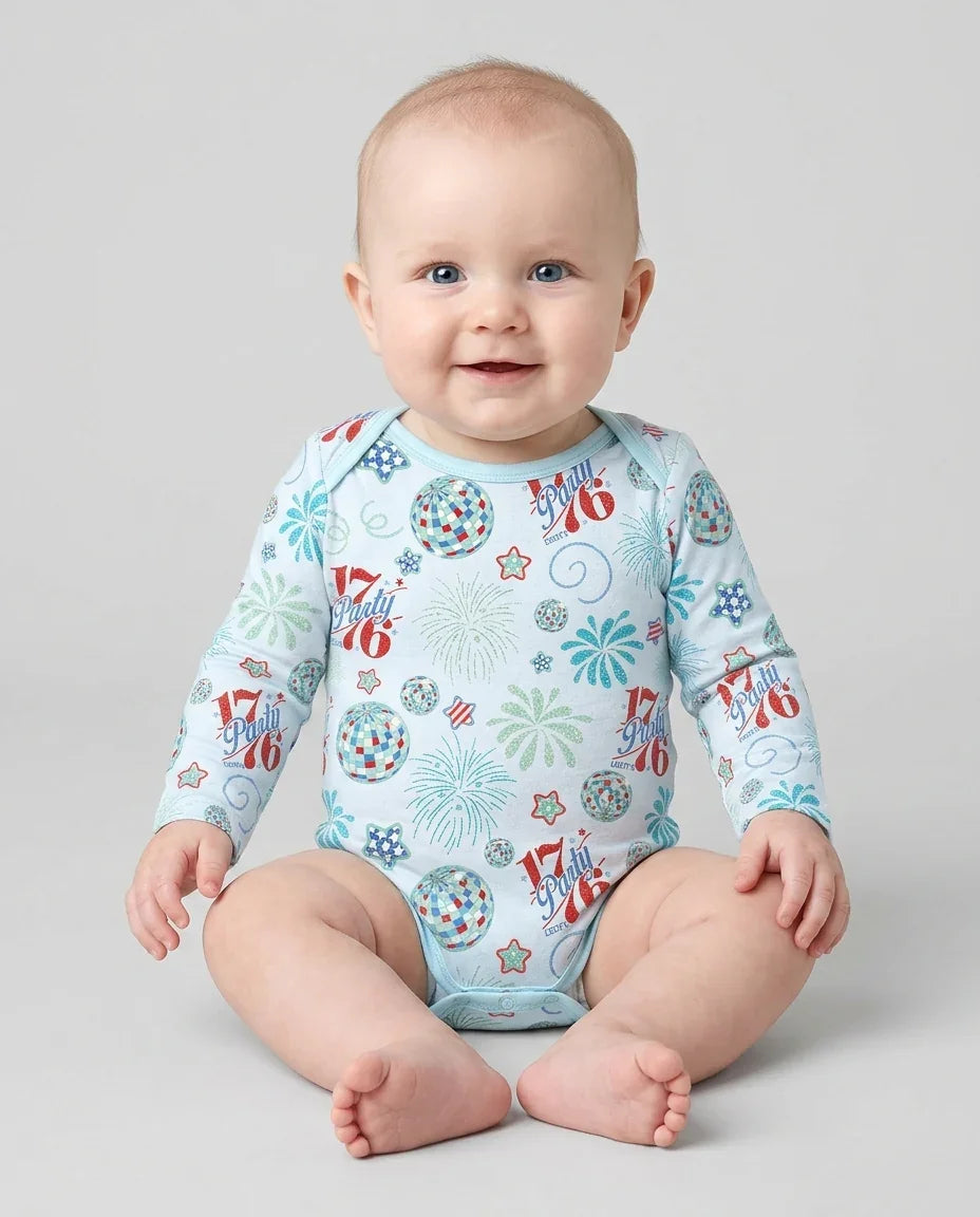 Land Of Free Family Matching Bamboo Bodysuit