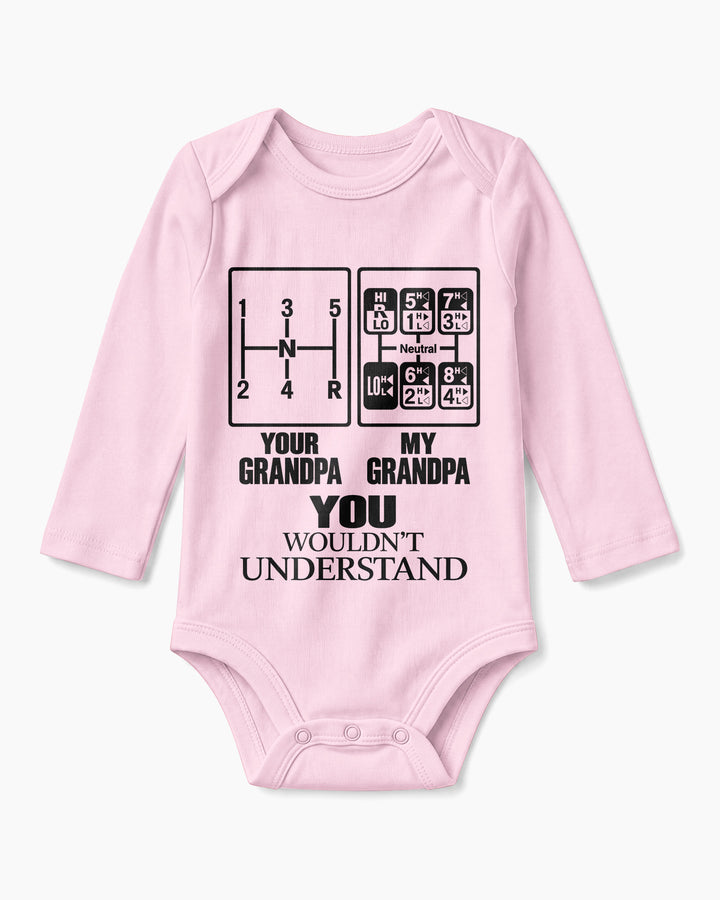Grandpa Knows The Gears Bamboo Bodysuit