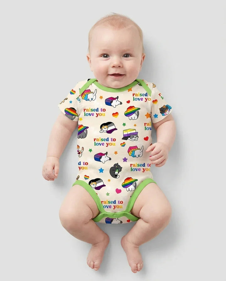Rainbow Paws Family Matching Bamboo Bodysuit