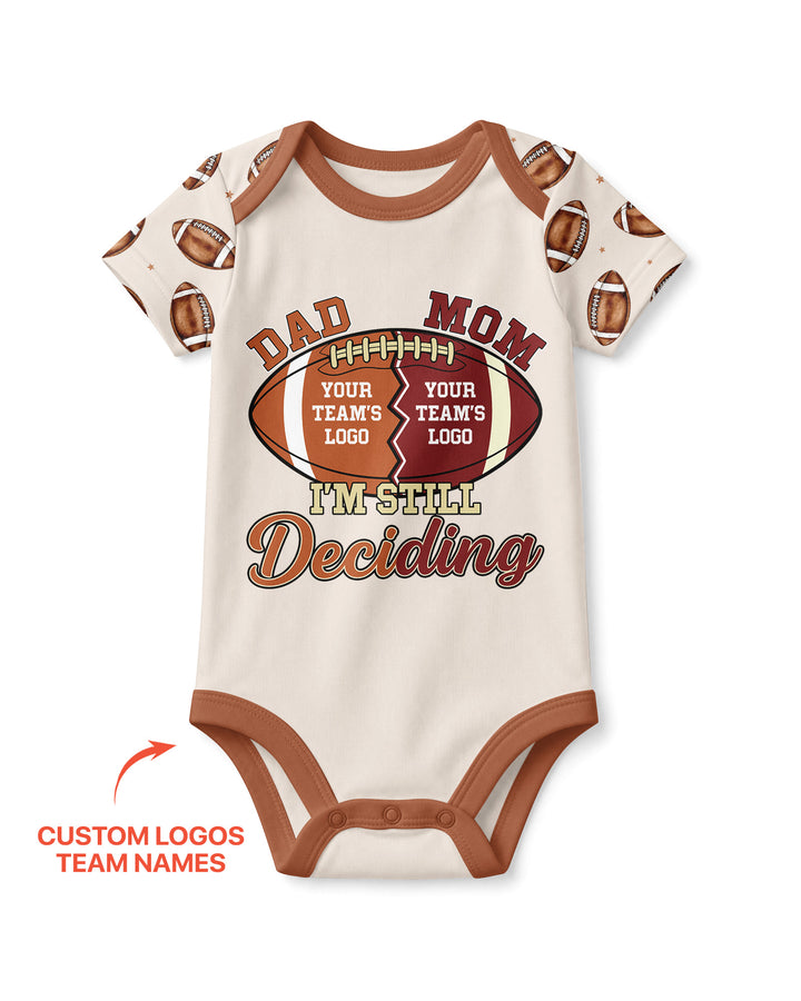 I'm Still Deciding House Divided - Upload Two Team Logo Bamboo Bodysuit
