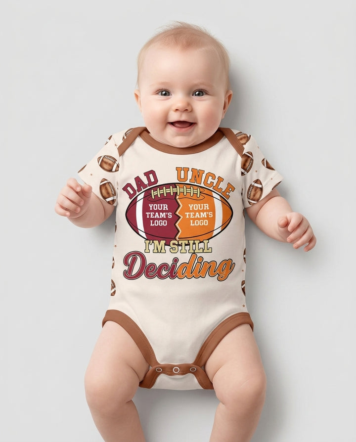 I'm Still Deciding House Divided - Upload Two Team Logo Bamboo Bodysuit