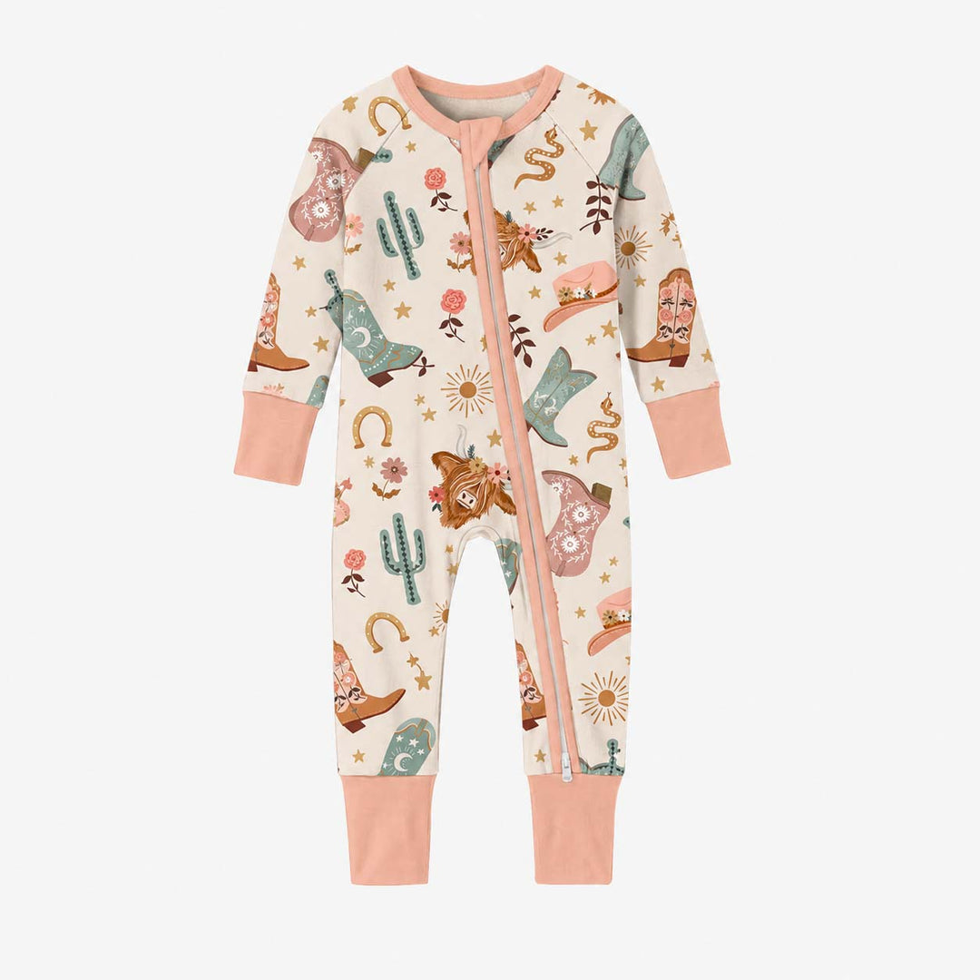 Boho Cowgirl Western Pattern Bamboo Convertible Zippy