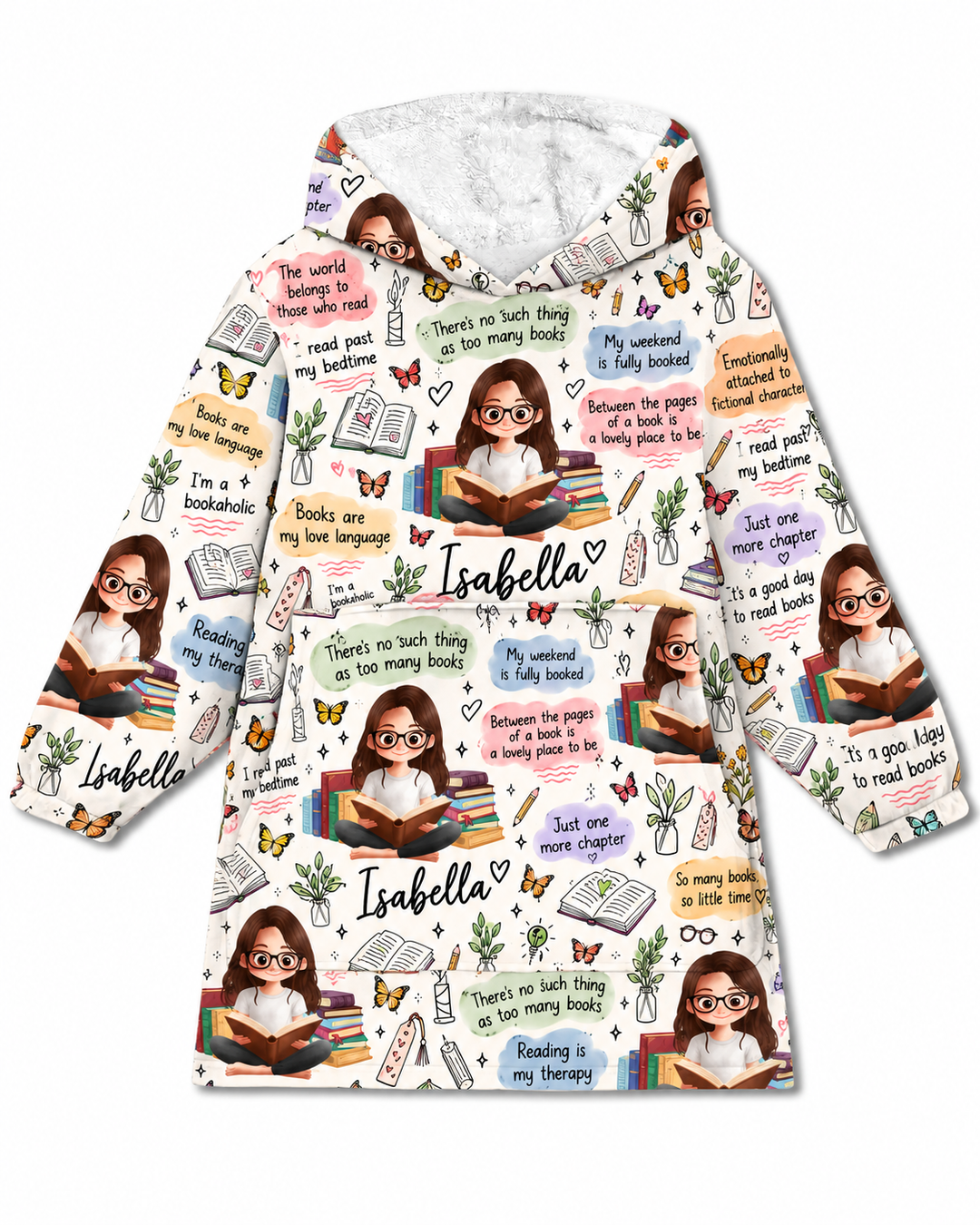I'm In My Cozy Reading Era Blanket Hoodie