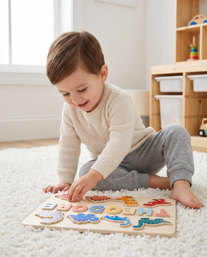 Personalized Dinosaur Wooden Puzzle