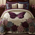 Butterfly Haven Bamboo Quilt Bedding Set