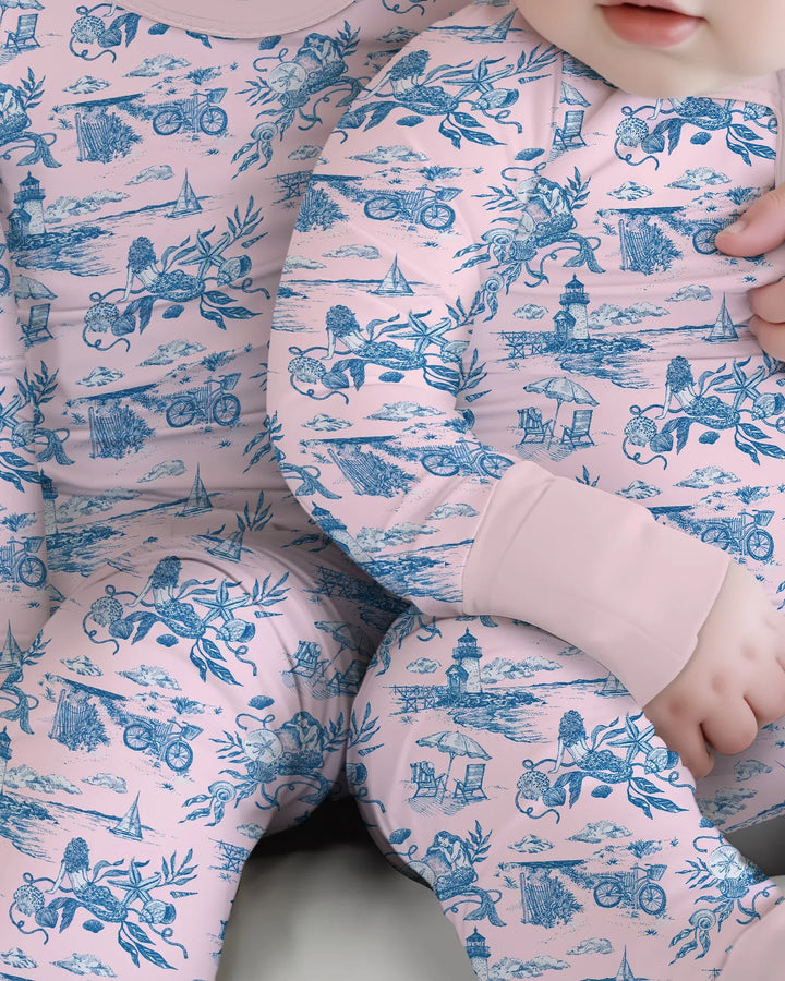 Summer Toile Bamboo Convertible Zippy