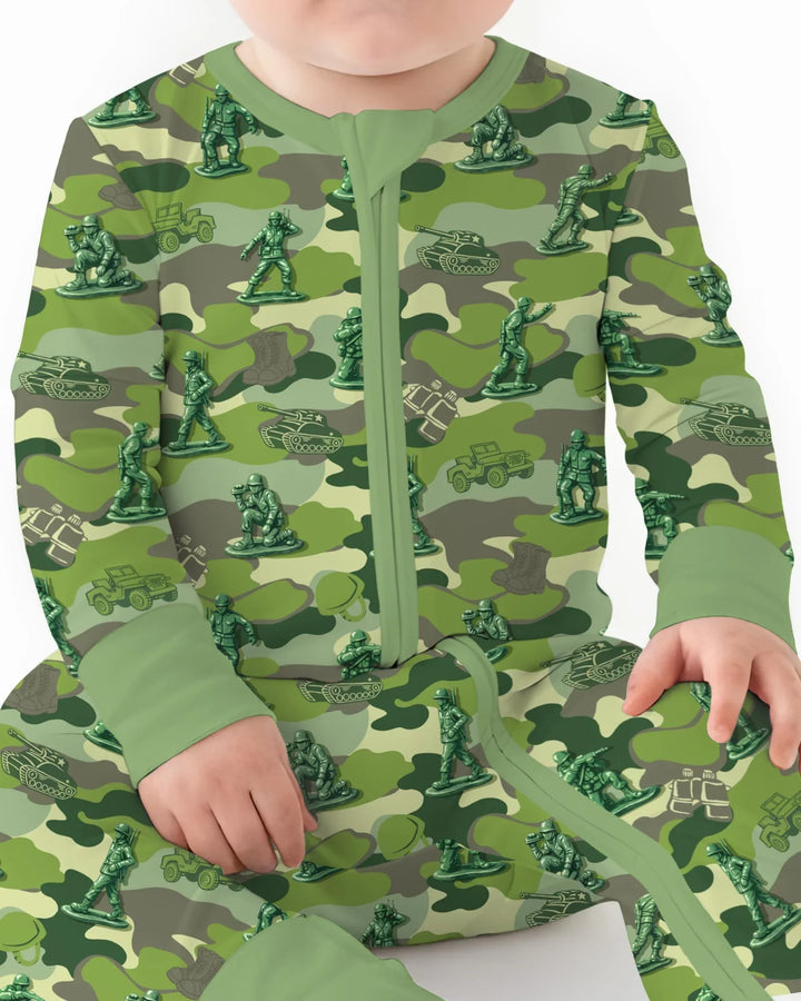 Green Army Men Bamboo Convertible Zippy