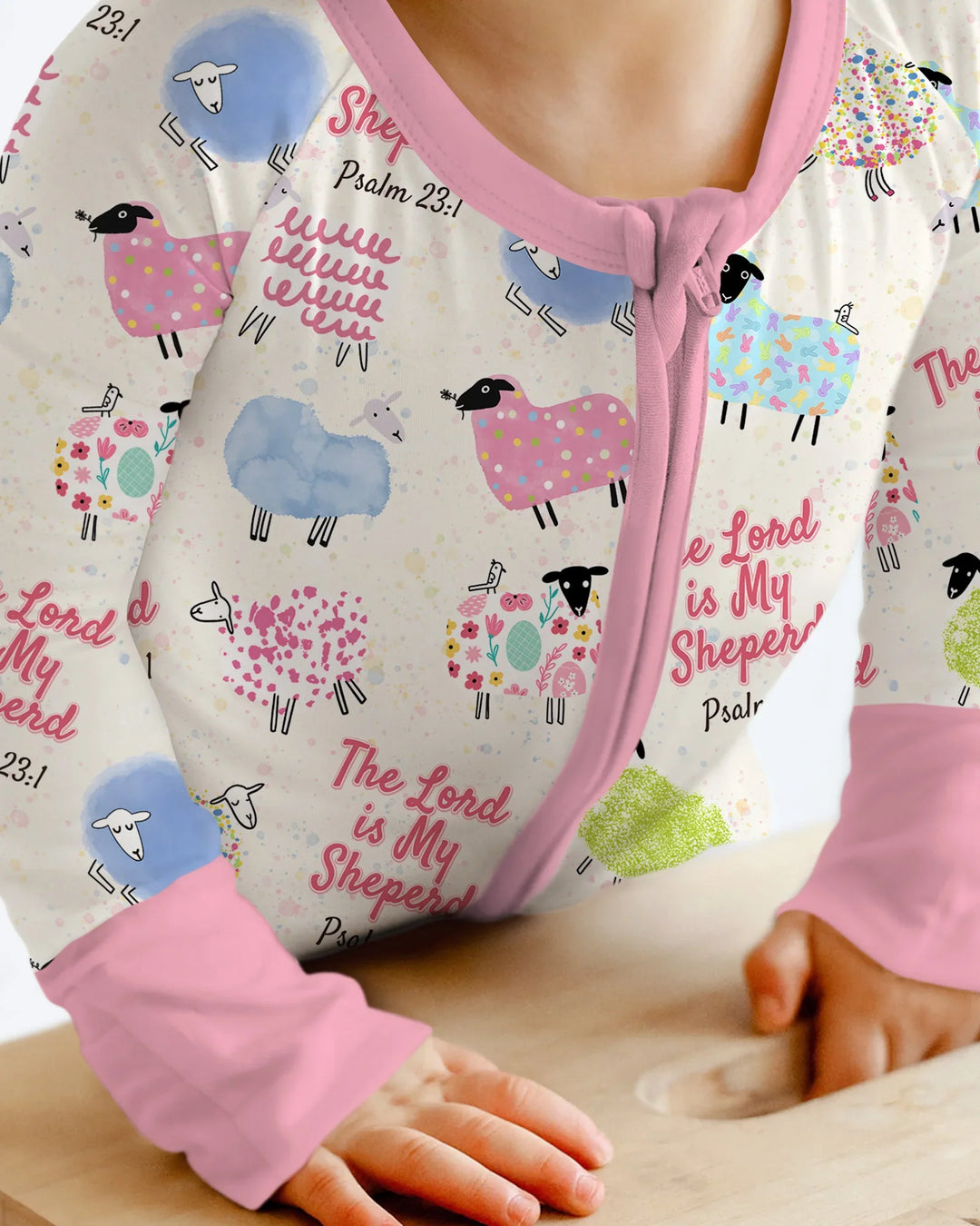 The Lord Is My Shepherd Psalm 23 Bamboo Convertible Zippy