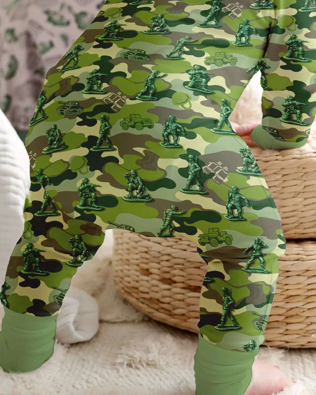 Green Army Men Bamboo Convertible Zippy