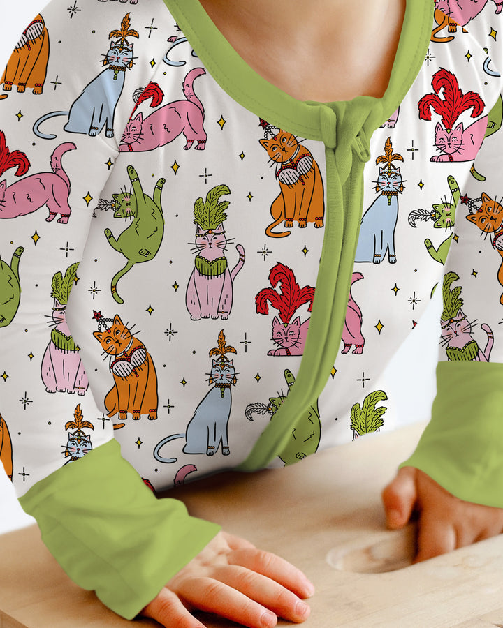 Whimsical Cats Bamboo Convertible Zippy