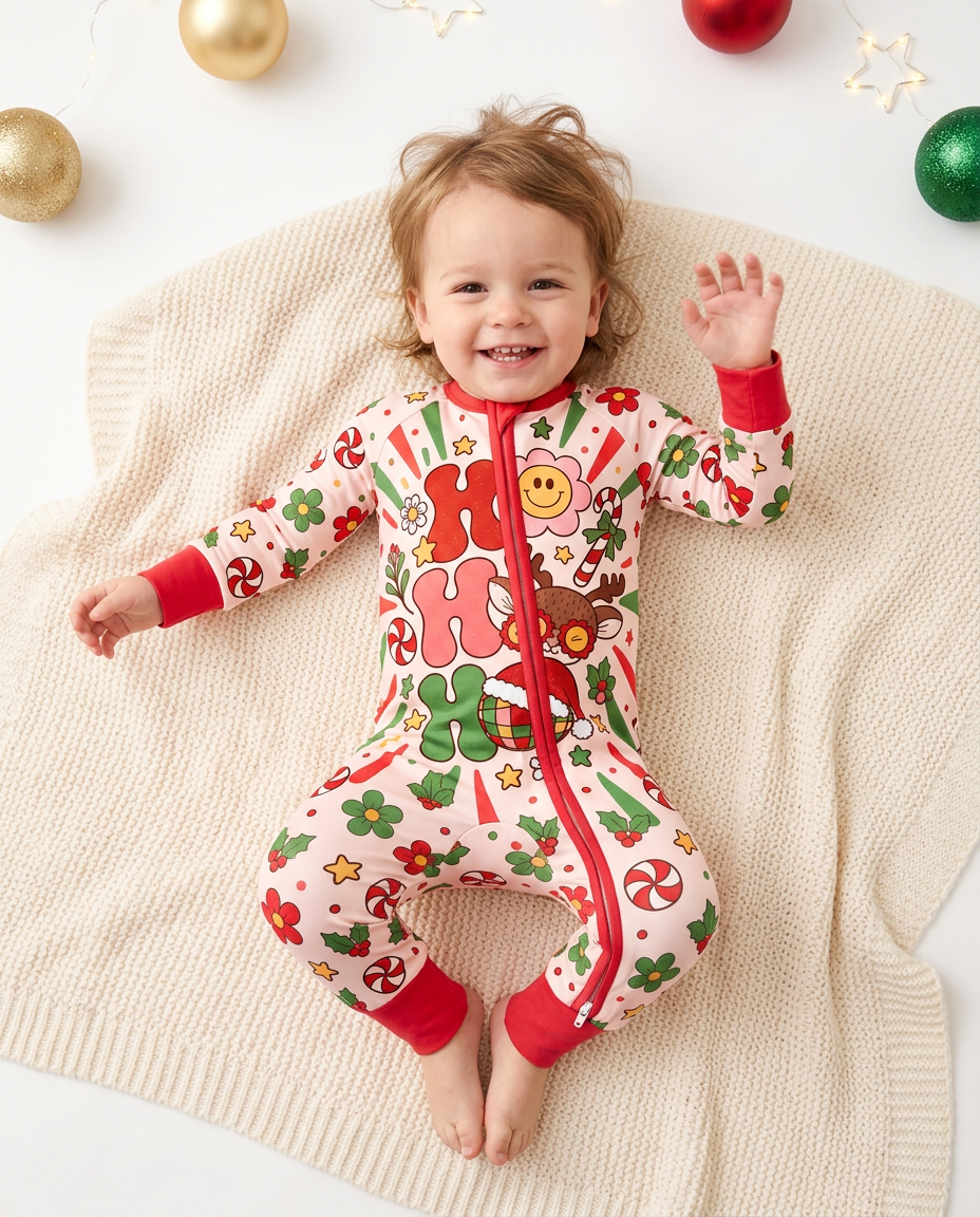 Ho Ho Ho Holiday Bamboo Convertible Zippy