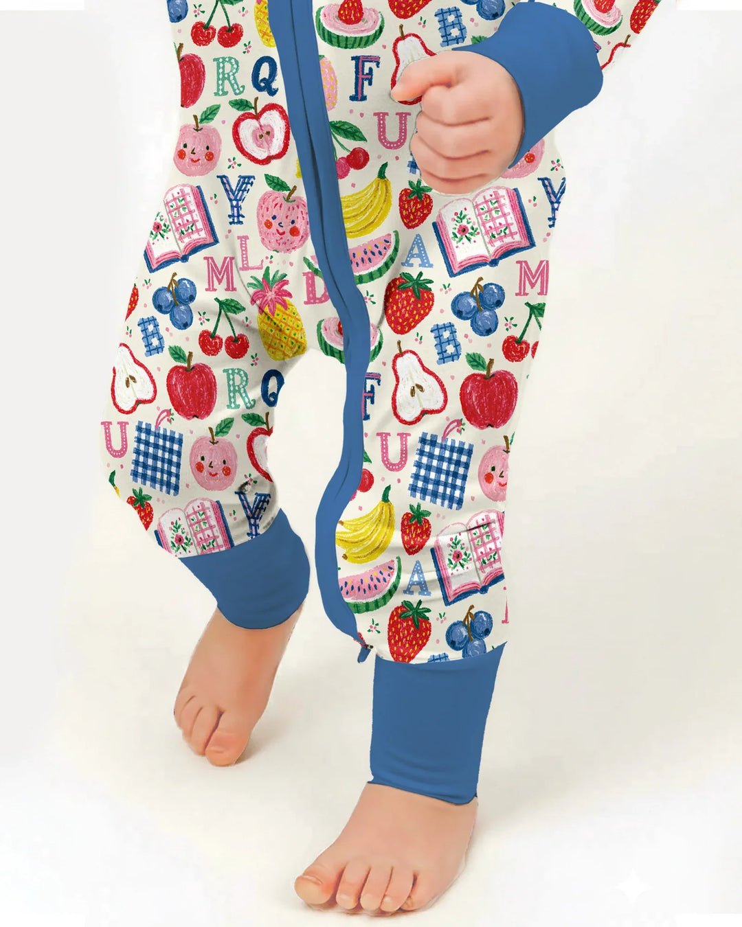 Back To School Fruit Alphabet Bamboo Convertible Zippy