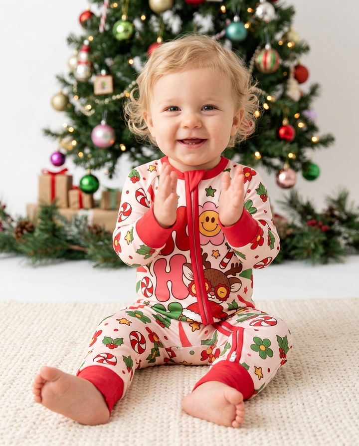 Ho Ho Ho Holiday Bamboo Convertible Zippy