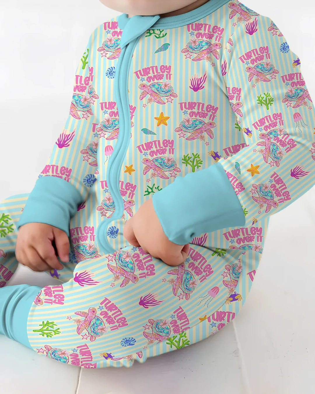 Turtley Over It Family Matching Bamboo Convertible Zippy