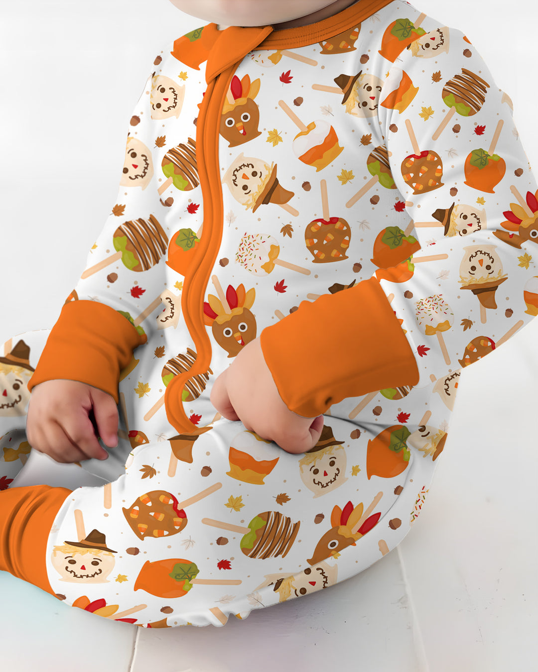 Fall Caramel Apple Family Matching Bamboo Convertible Zippy