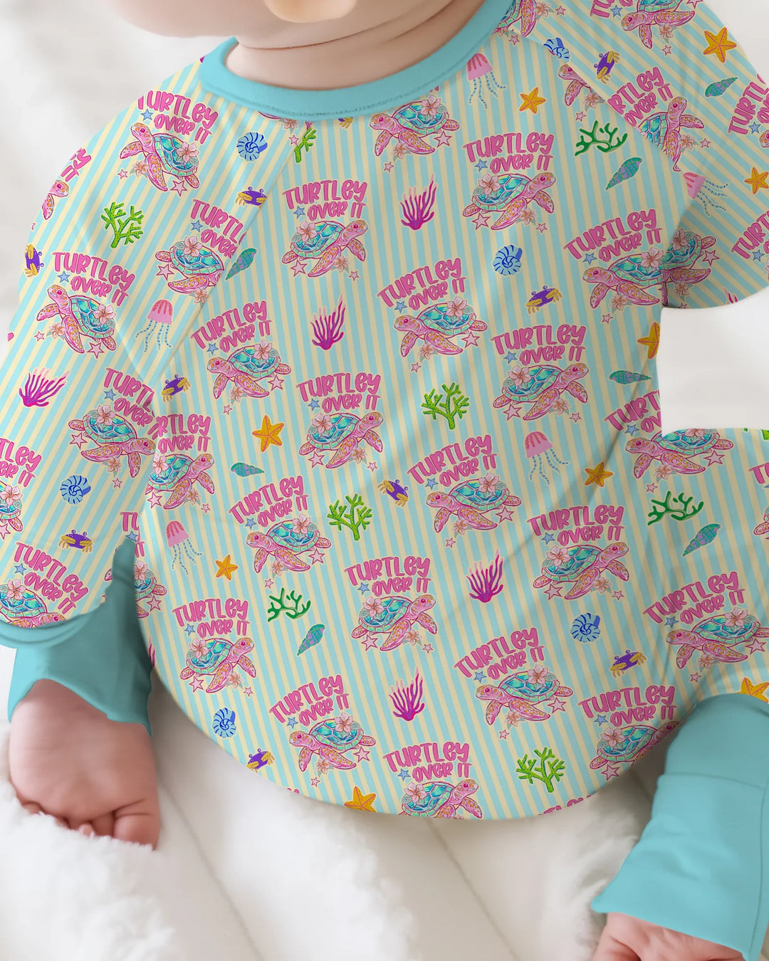 Turtley Over It Family Matching Bamboo Convertible Zippy