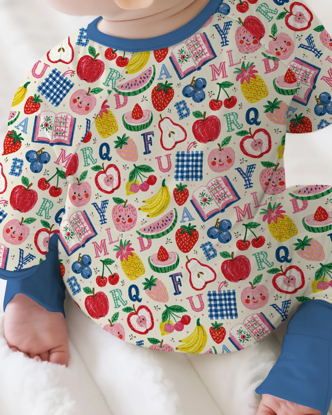 Back To School Fruit Alphabet Bamboo Convertible Zippy