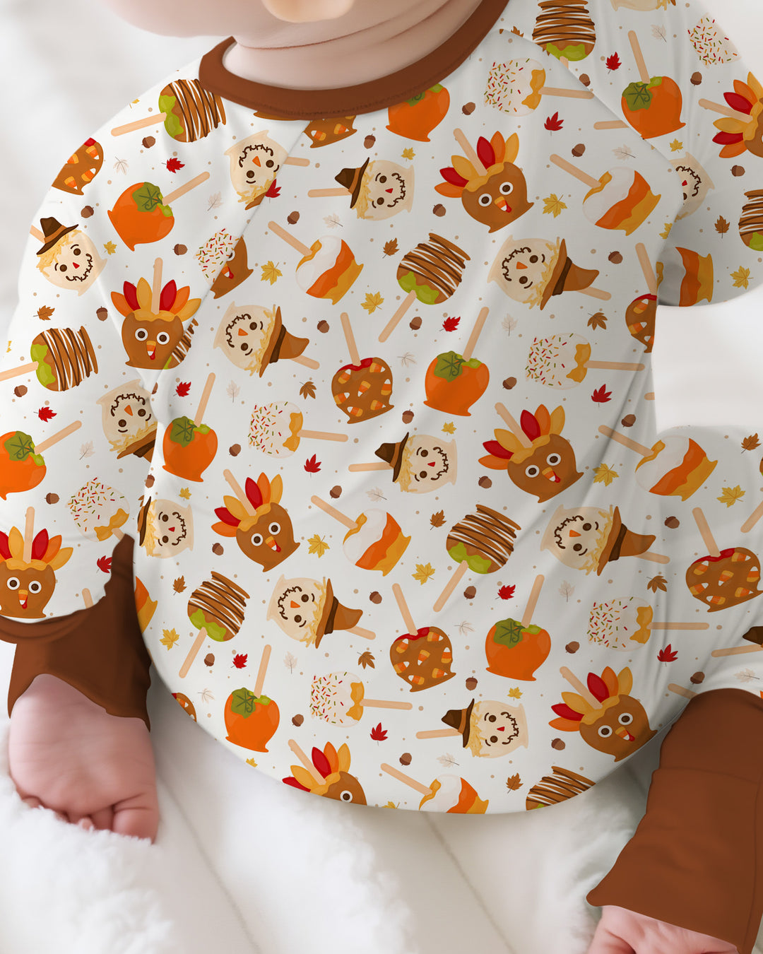 Fall Caramel Apple Family Matching Bamboo Convertible Zippy