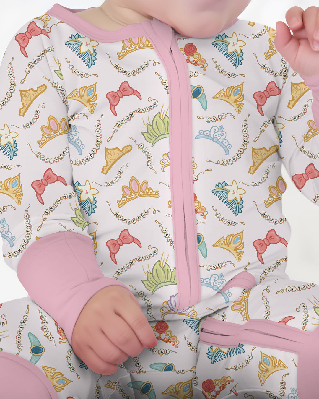 Princess Crowns Bamboo Convertible Zippy