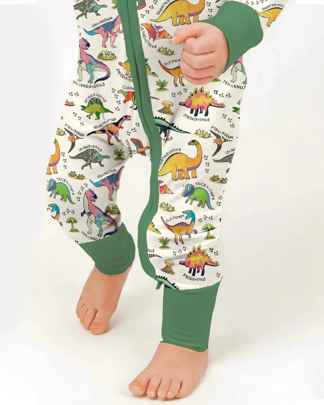 All The Dino Types Bamboo Convertible Zippy