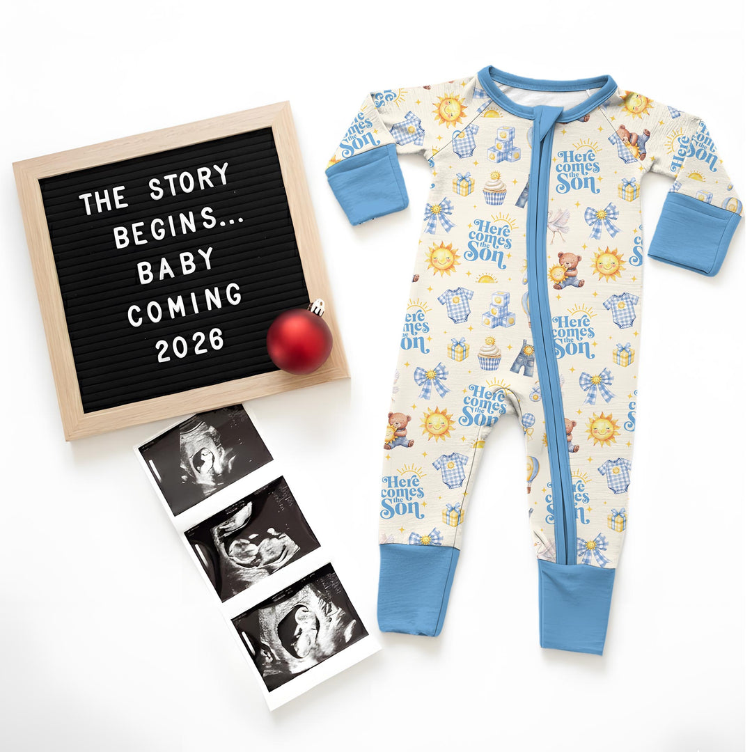Here Comes The Son Baby Shower Bamboo Convertible Zippy