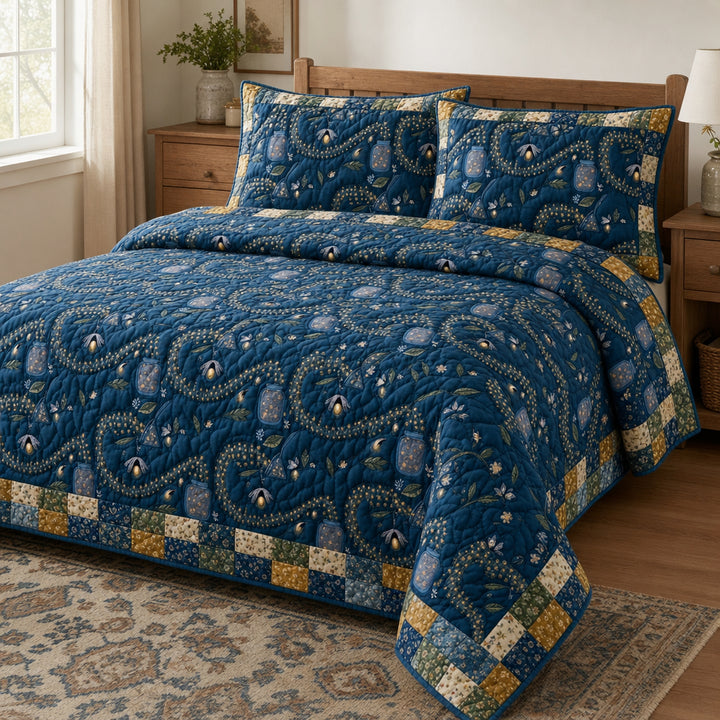 Catching Fireflies Bamboo Quilt Bedding Set