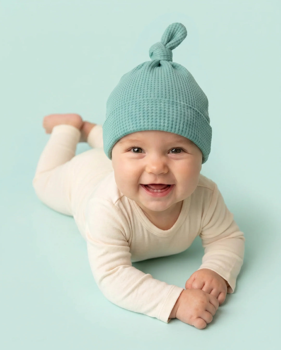 Waffle Bamboo Knotted Hat