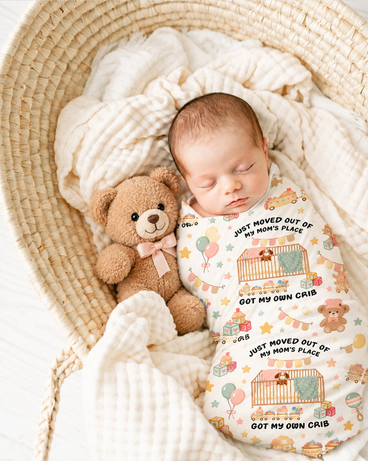 My Own Crib Newborn Bamboo Swaddle Blanket