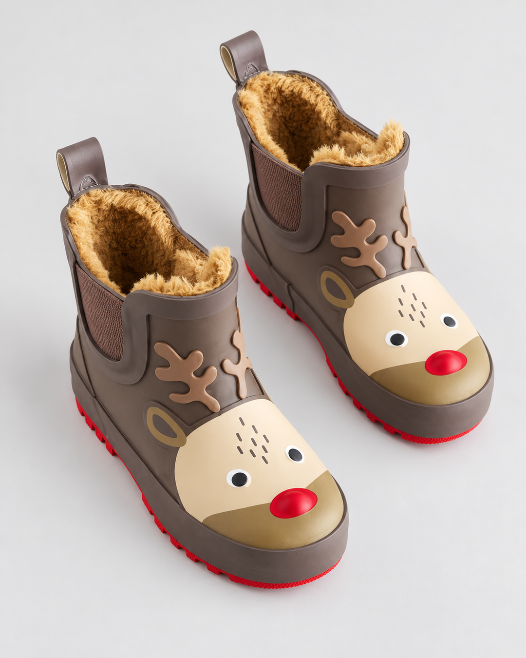 Cozy Reindeer Winter Wellies