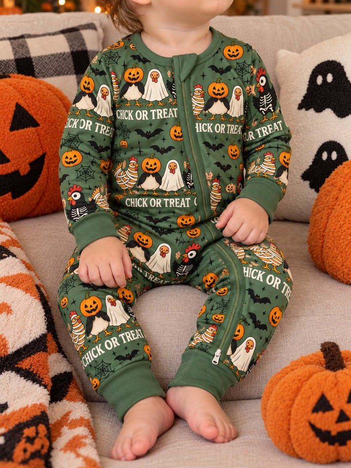 Chick Or Treat Spooky Chickens Bamboo Convertible Zippy