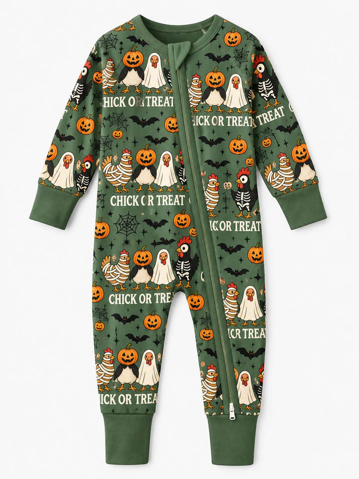 Chick Or Treat Spooky Chickens Bamboo Convertible Zippy