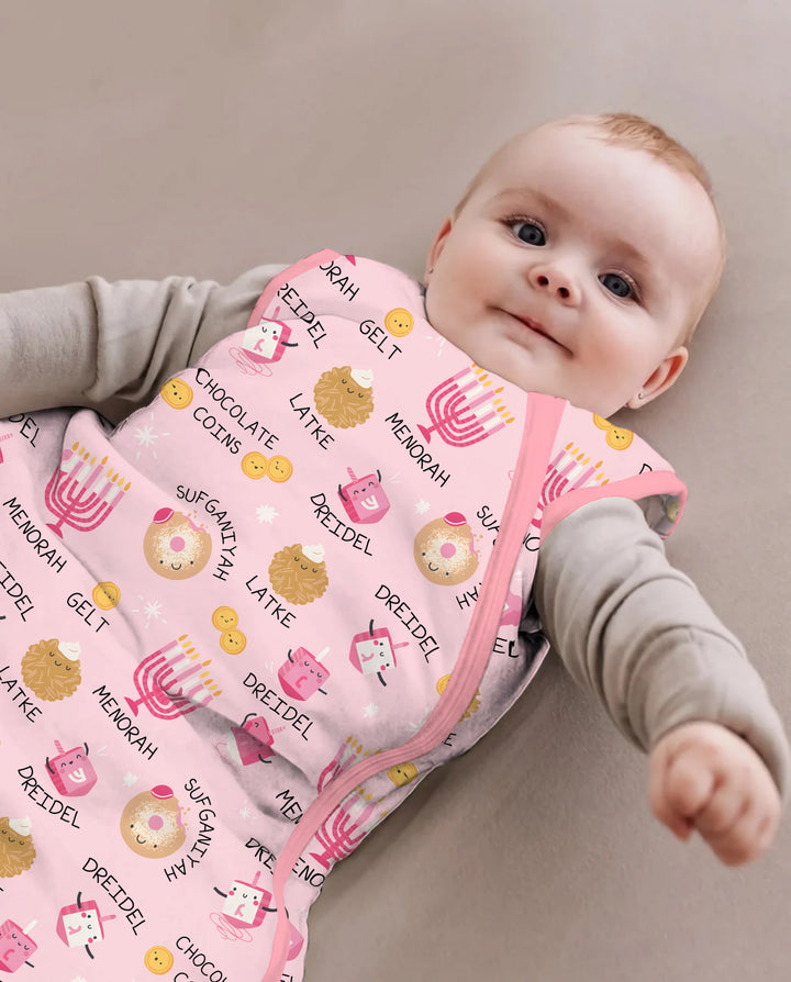 Family Hanukkah Matching Bamboo Sleep Bag