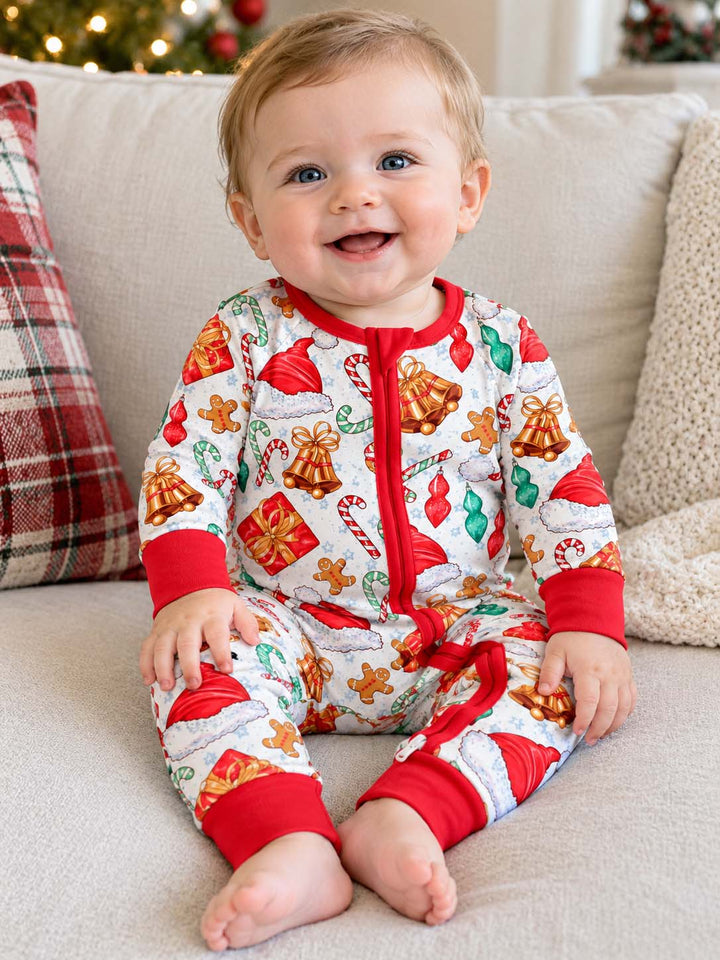 Christmas Candy and Bells Bamboo Convertible Zippy