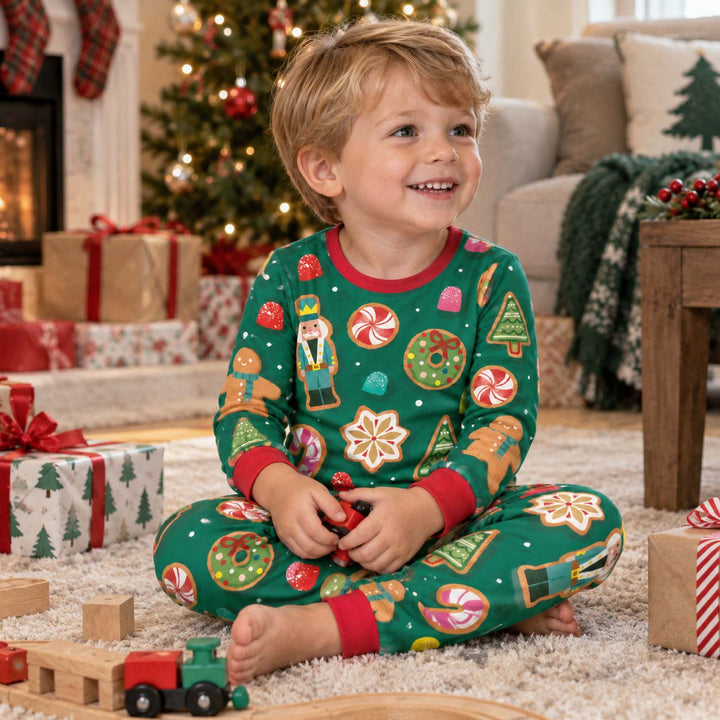 Christmas Cookie Wonderland Bamboo Two Piece Long Sleeve Pajama Set