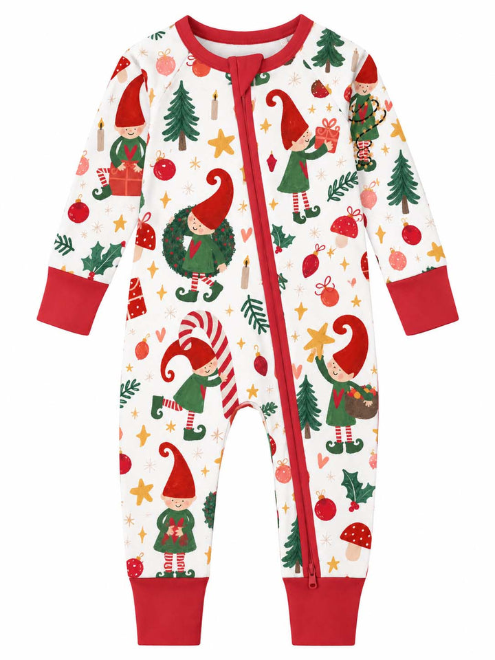 Christmas Elf Holiday Fun Bamboo Convertible Zippy