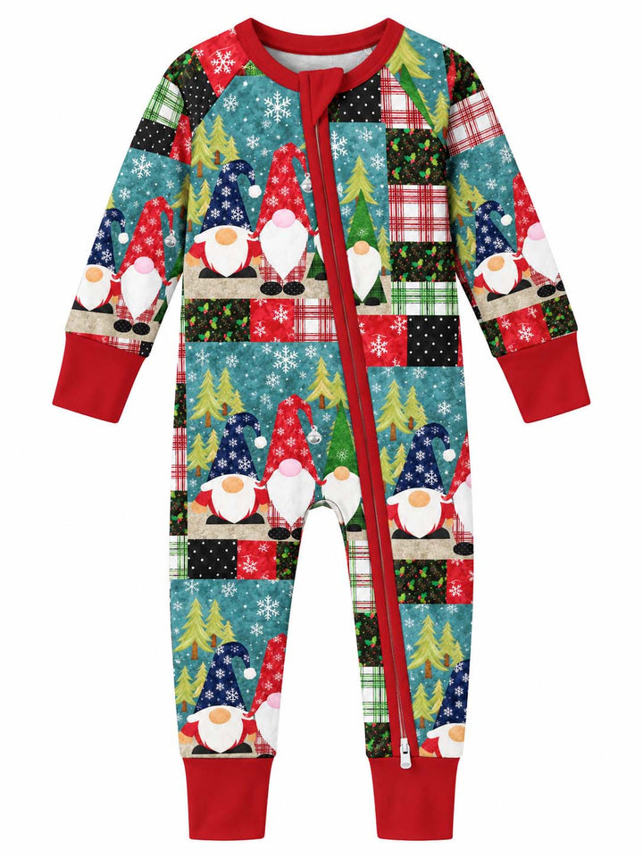 Christmas Gnome Trio Bamboo Convertible Zippy