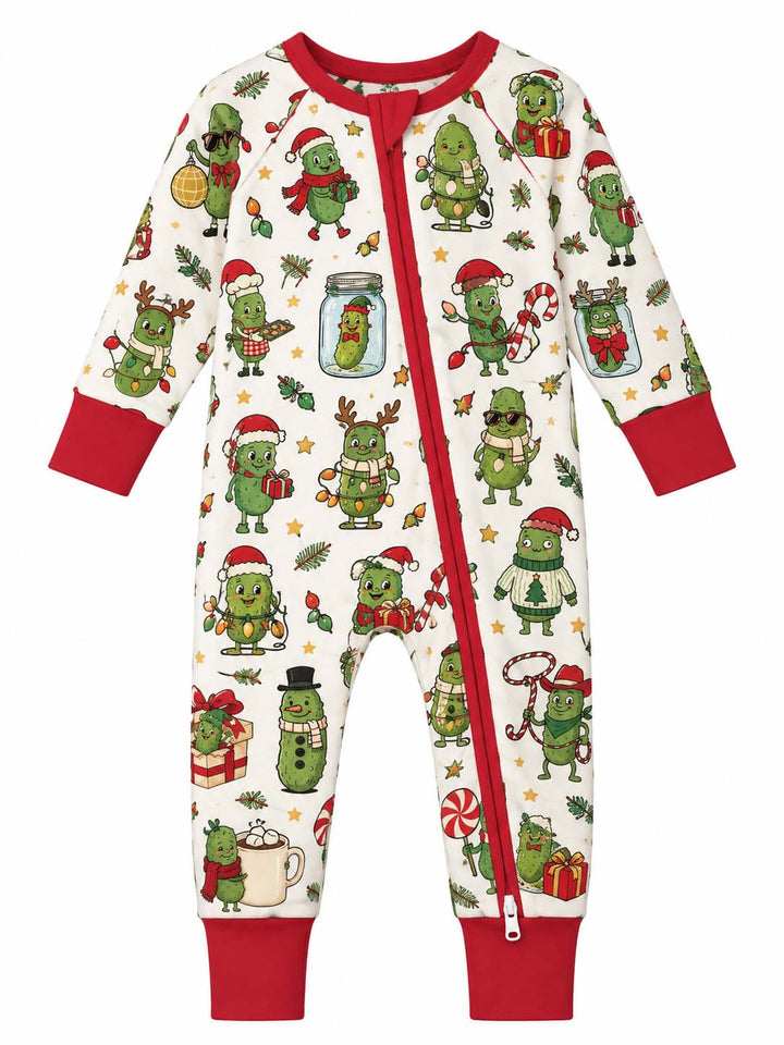 Christmas Pickle Characters Bamboo Convertible Zippy
