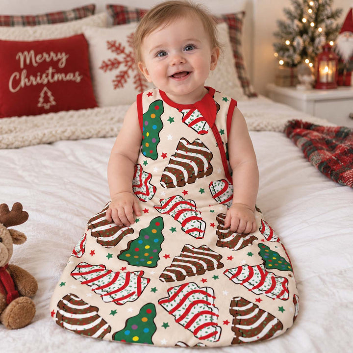 Christmas Tree Cookies Bamboo Sleep Bag
