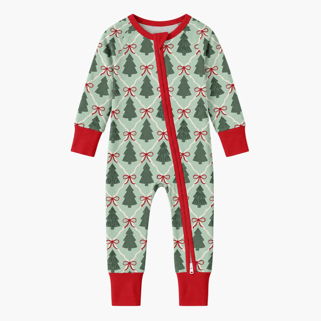 Christmas Tree Ribbon Garland Bamboo Convertible Zippy