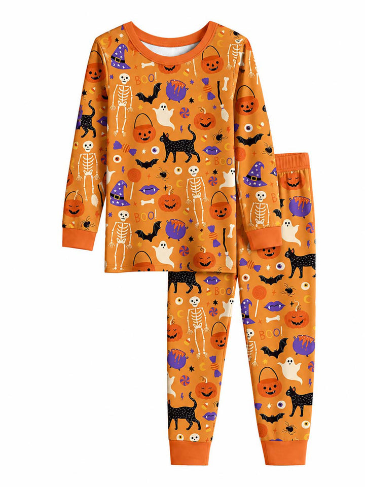 Classic Halloween Icons Bamboo Men's Pajama Set
