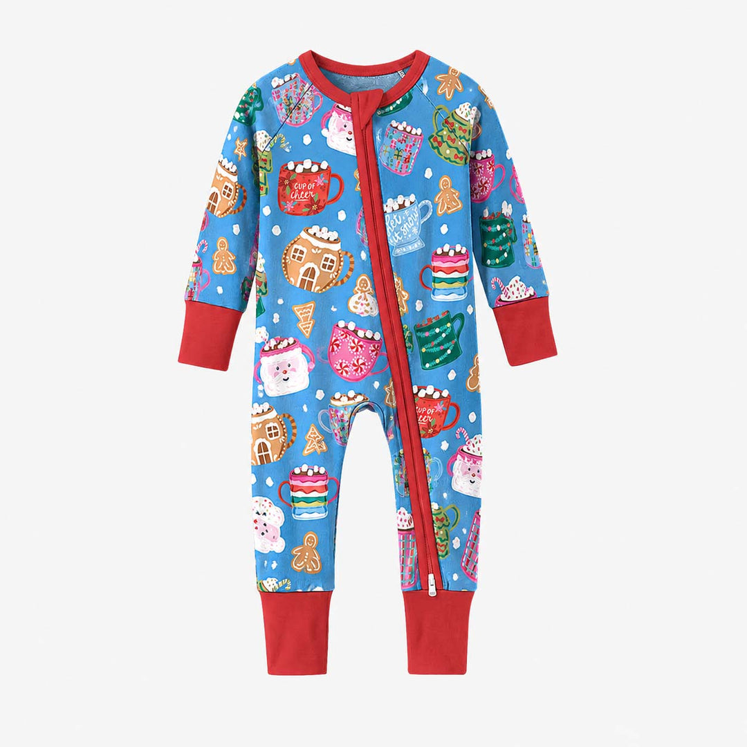 Colorful Christmas Cocoa Cups Bamboo Convertible Zippy