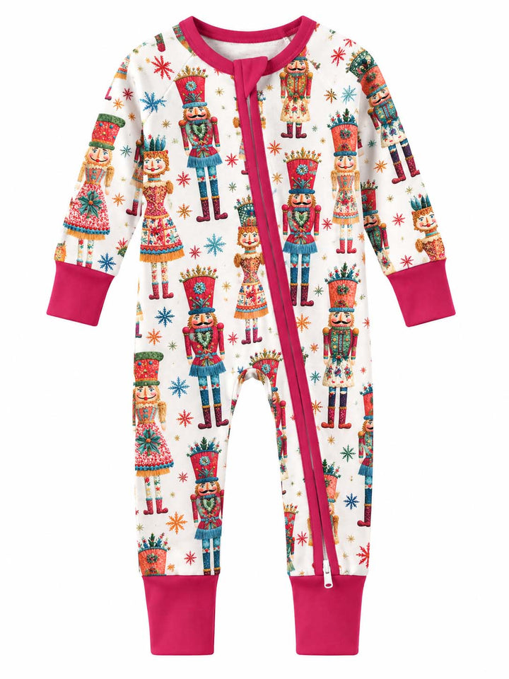 Colorful Christmas Nutcrackers Bamboo Convertible Zippy