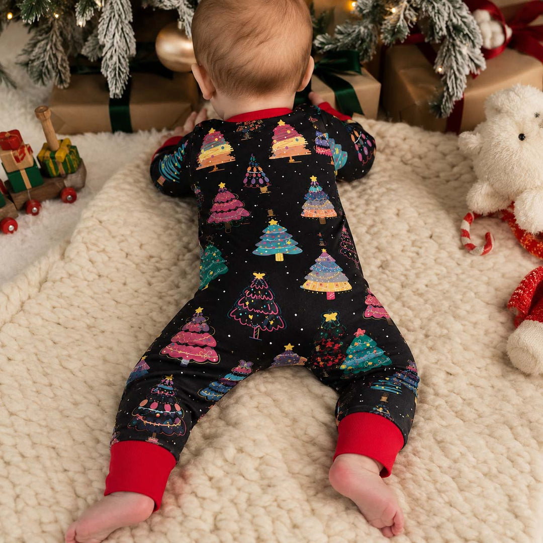 Colorful Christmas Trees Bamboo Convertible Zippy