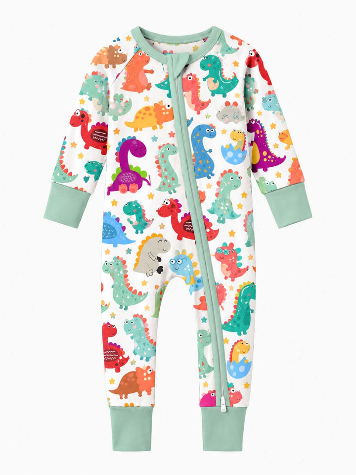 Colorful Dinosaur Party Bamboo Convertible Zippy