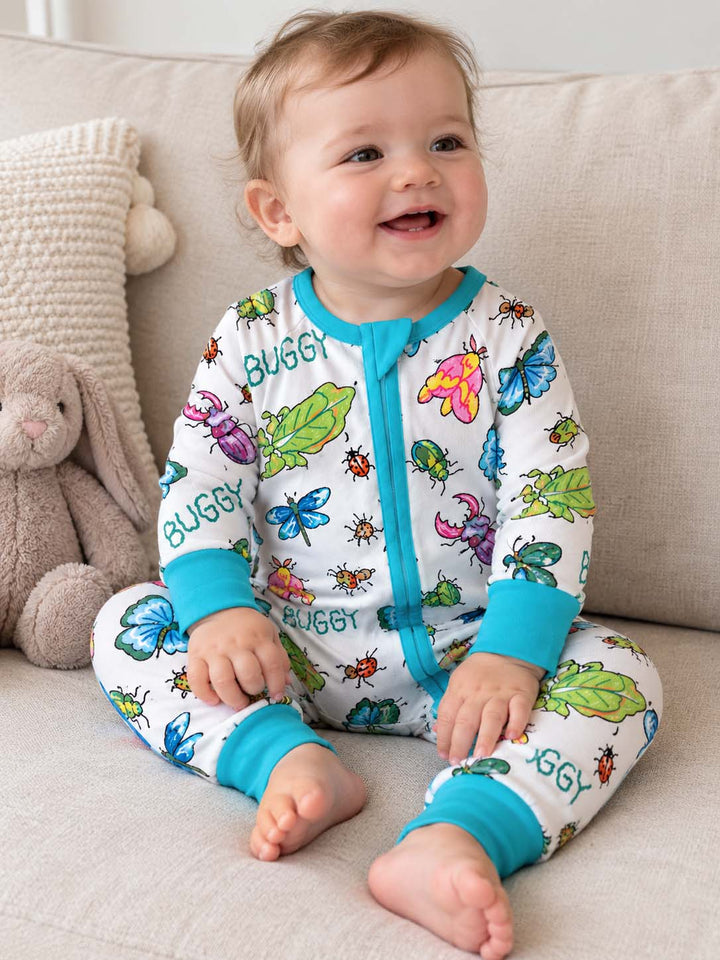 Colorful Little Bug Friends Bamboo Convertible Zippy