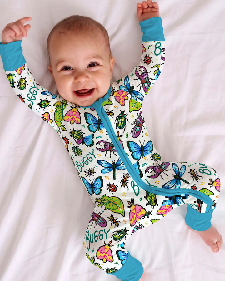Colorful Little Bug Friends Bamboo Convertible Zippy
