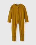 Dark Goldenrod Bamboo Convertible Zippered Romper